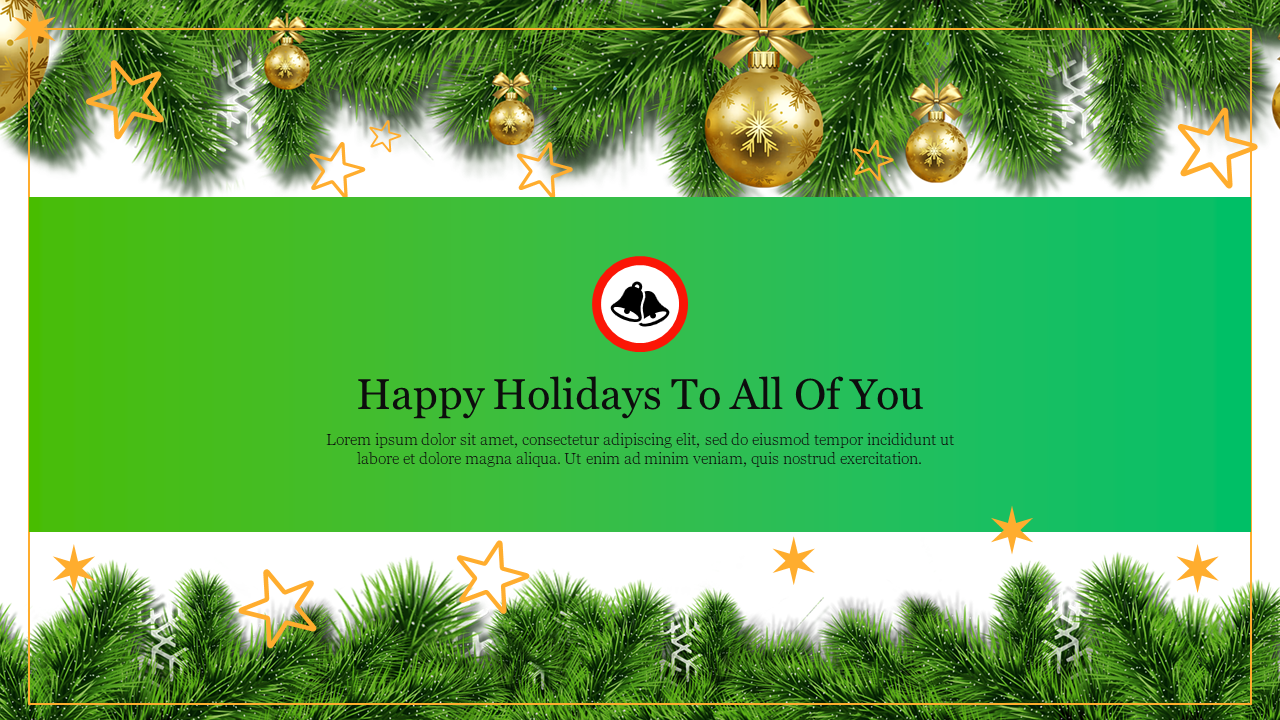 Free - Best PowerPoint Christmas Themes Free  Download Slide